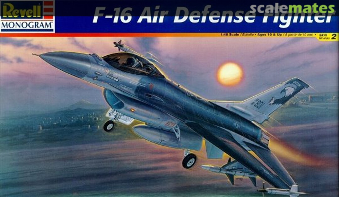 Boxart F-16 Air Defence Fighter 85-4774 Revell Monogram Boxart F-16 Air Defence Fighter 85-4774 Revell Monogram