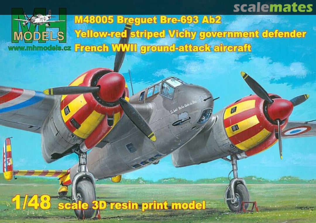 Boxart Breguet Bre-693 AB2 M48005 MH Models Boxart Breguet Bre-693 AB2 M48005 MH Models