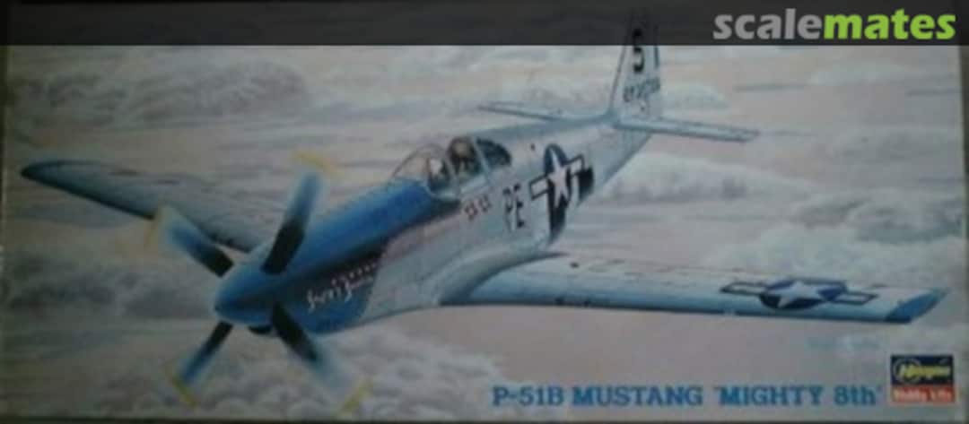 Boxart P-51B Mustang `Mighty 8th´ 51377 Hasegawa Boxart P-51B Mustang `Mighty 8th´ 51377 Hasegawa