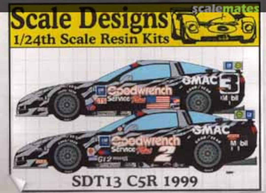 Boxart Corvette C5-R SDT13 Scale Designs Boxart Corvette C5-R SDT13 Scale Designs