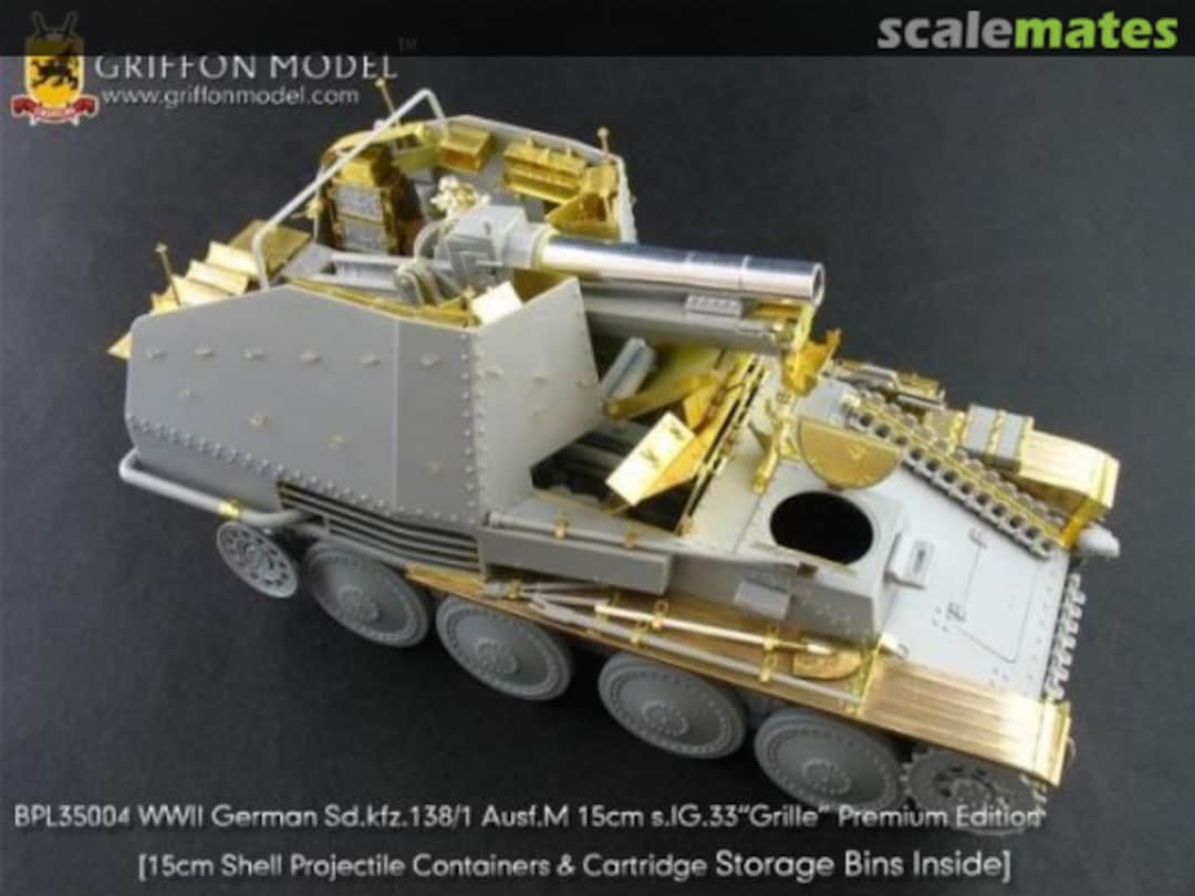 Boxart Sd.Kfz.138/1 Ausf.M 15cm sIG.33/2 "Grille" Premium Edition BPL35004 Griffon Model Boxart Sd.Kfz.138/1 Ausf.M 15cm sIG.33/2 "Grille" Premium Edition BPL35004 Griffon Model