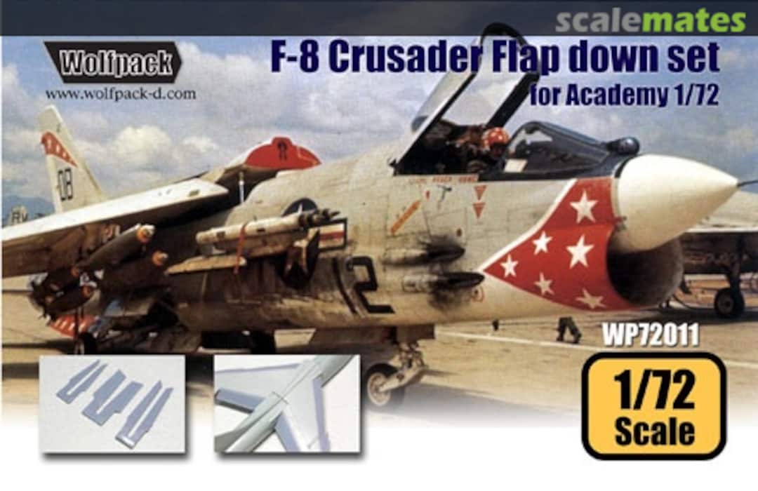 Boxart F-8E Crusader Flaps Down Set WP72011 Wolfpack Boxart F-8E Crusader Flaps Down Set WP72011 Wolfpack
