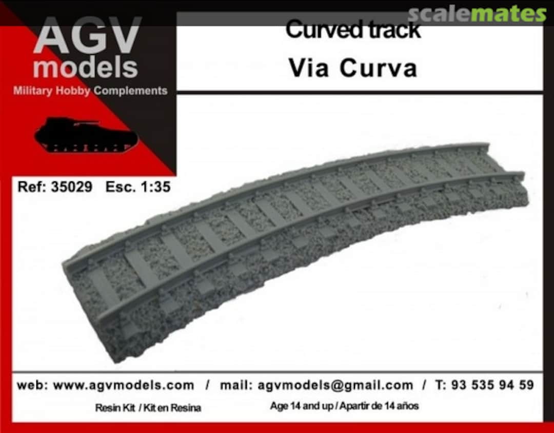Boxart Curved track 35030 AGV Models