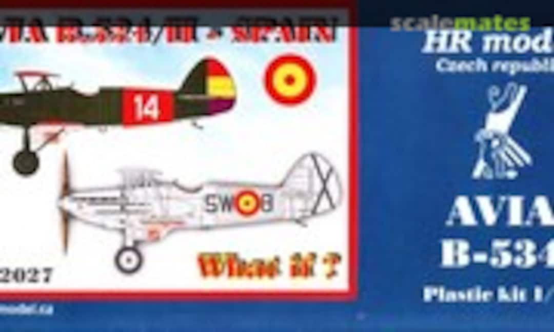 1:72 Avia B.534/II - Spain (HR Model P72027)