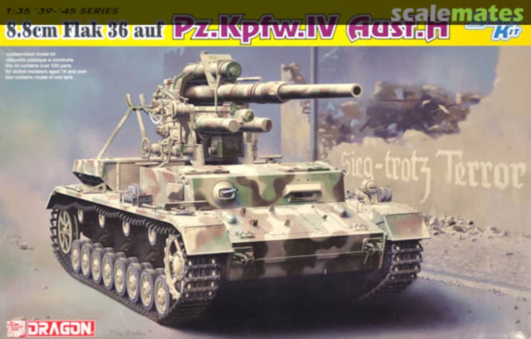 Boxart 88mm FlaK 36 auf Pz.Kpfw.IV Ausf.H 6829 Dragon Boxart 88mm FlaK 36 auf Pz.Kpfw.IV Ausf.H 6829 Dragon