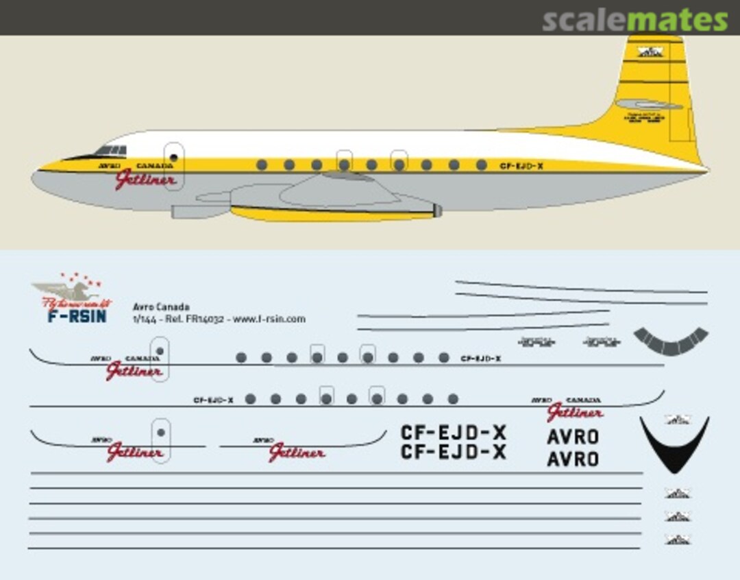 Boxart Avro Canada C-102 Jetliner FR14032 F-RSIN