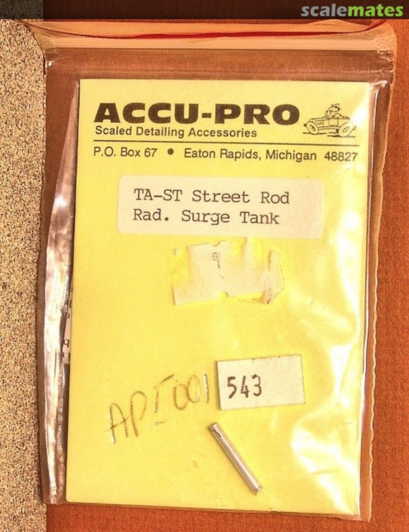 Boxart Street Rod Rad. Surge Tank TA-ST Accu-Pro Boxart Street Rod Rad. Surge Tank TA-ST Accu-Pro