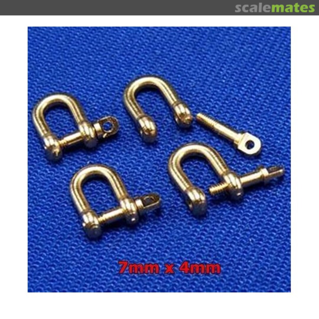Boxart Shackles (4 pcs) 07774 RB Model