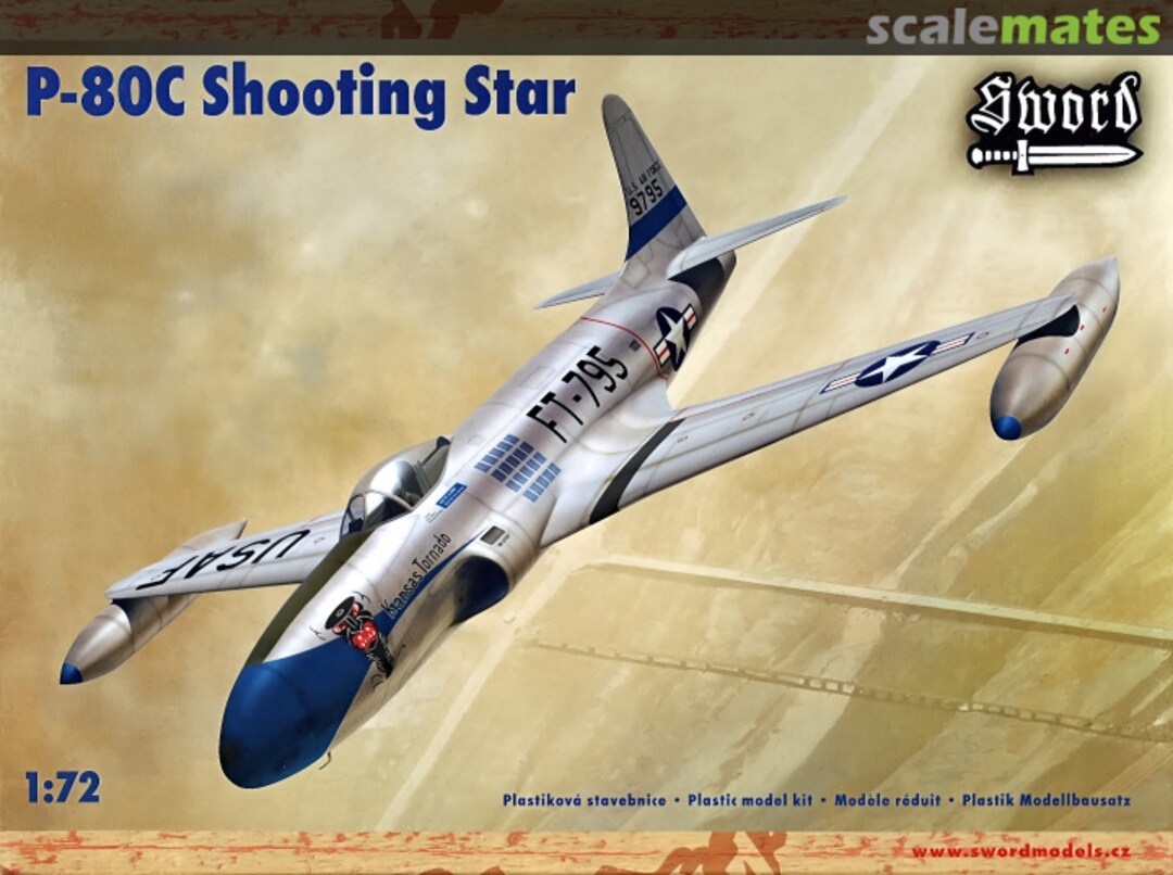 Boxart P-80C Shooting Star SW72025 Sword Boxart P-80C Shooting Star SW72025 Sword