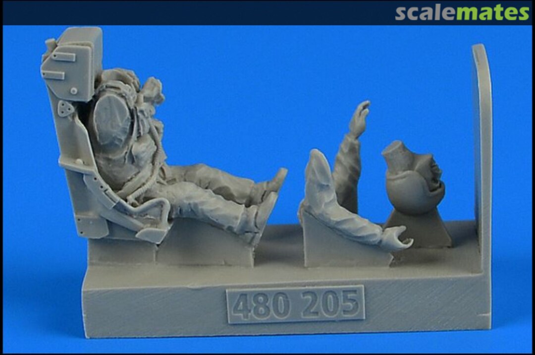 Boxart USAF Fighter Pilot with ejection seat for F-80 Shooting Star 480 205 Aerobonus Boxart USAF Fighter Pilot with ejection seat for F-80 Shooting Star 480 205 Aerobonus