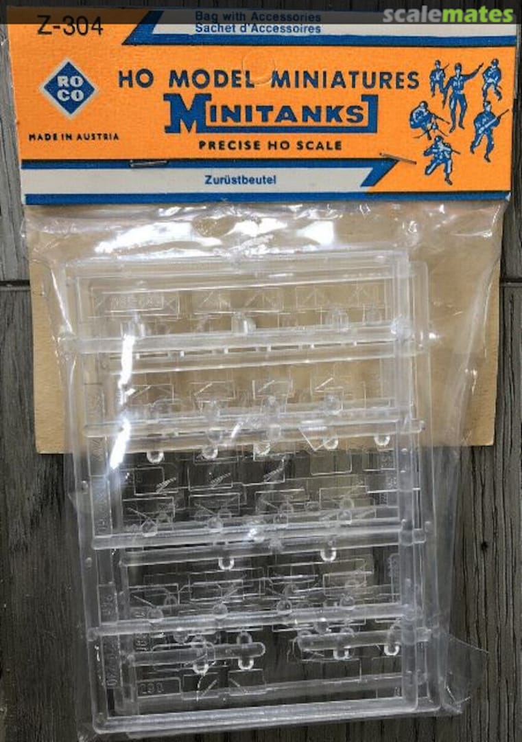 Boxart Windscreens and Windows Z-304 Roco Minitanks Boxart Windscreens and Windows Z-304 Roco Minitanks