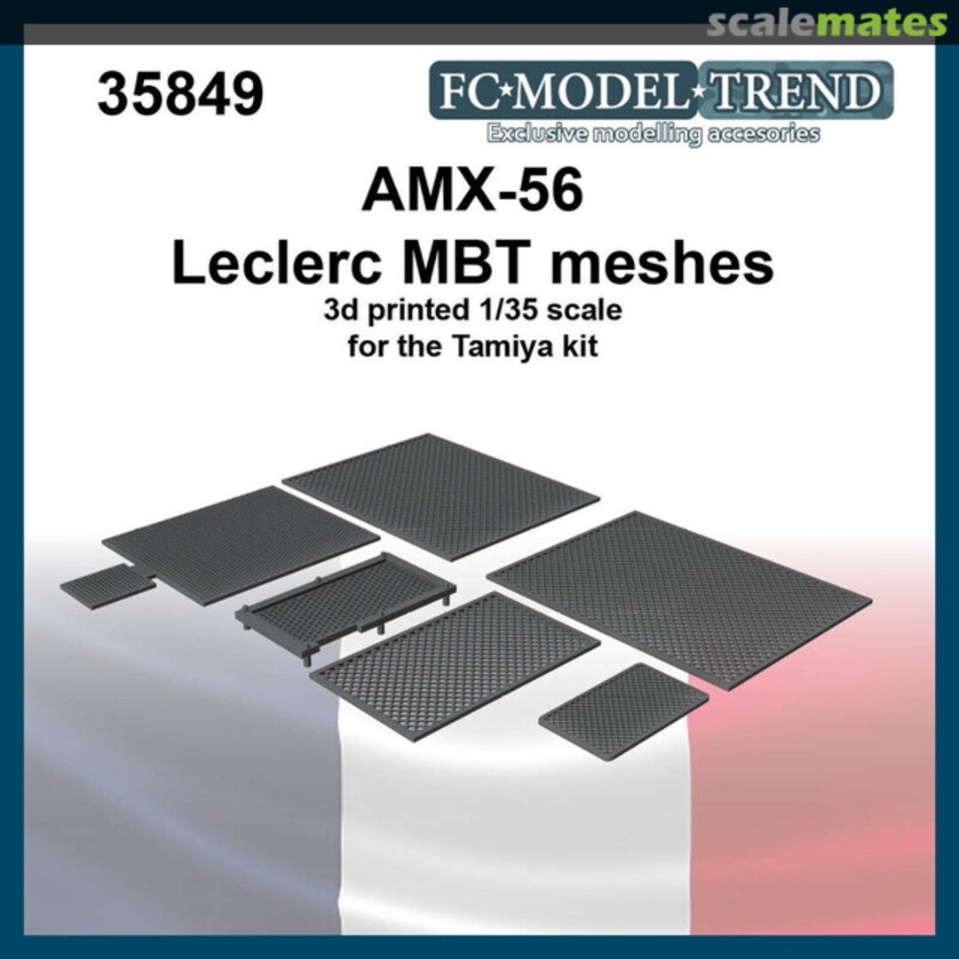 Boxart AMX-56 Leclerc MBT Meshes 35849 FC Model Trend Boxart AMX-56 Leclerc MBT Meshes 35849 FC Model Trend