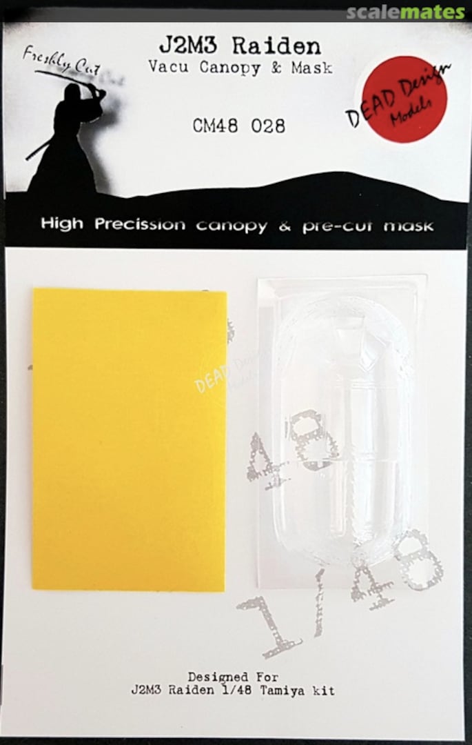 Boxart J2M3 Vacu Canopy & Mask CM48028 DEAD Design Models Boxart J2M3 Vacu Canopy & Mask CM48028 DEAD Design Models