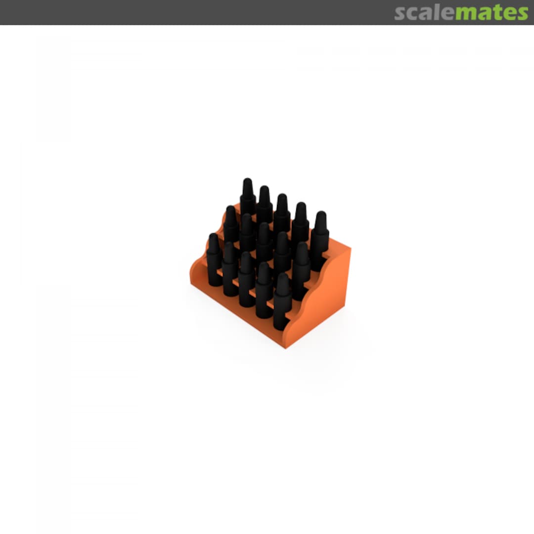 Boxart Ammo Shaders Rack BM-ASR Bulldog Models Boxart Ammo Shaders Rack BM-ASR Bulldog Models