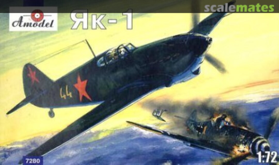 Boxart Yakovlev Yak-1 7280 Amodel Boxart Yakovlev Yak-1 7280 Amodel