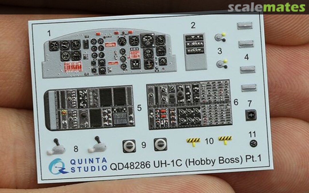 Contents UH-1C Huey interior 3D decals (small version) QDS-48286 Quinta Studio Contents UH-1C Huey interior 3D decals (small version) QDS-48286 Quinta Studio