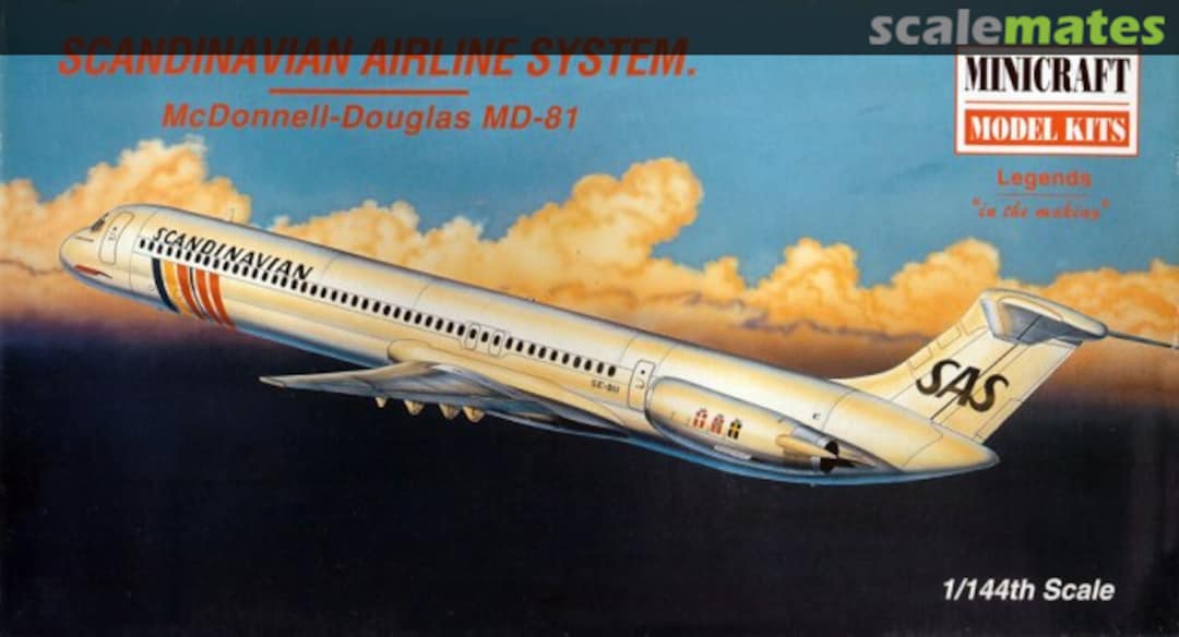 Boxart McDonnell-Douglas MD-81 14474 Minicraft Model Kits Boxart McDonnell-Douglas MD-81 14474 Minicraft Model Kits