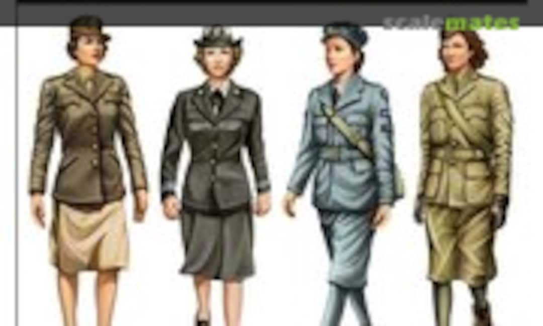 1:35 WW2, Allied Female Soldier Figure Set (Bronco CB35037)