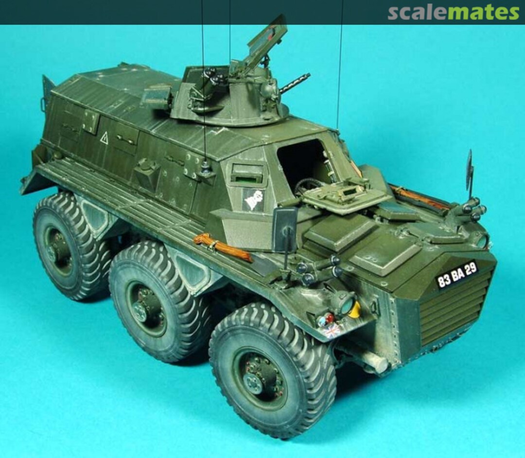 Boxart FV603 Alvis Saracen Mk5/6 6x6 APC KFS-168 Kit Form Services Boxart FV603 Alvis Saracen Mk5/6 6x6 APC KFS-168 Kit Form Services