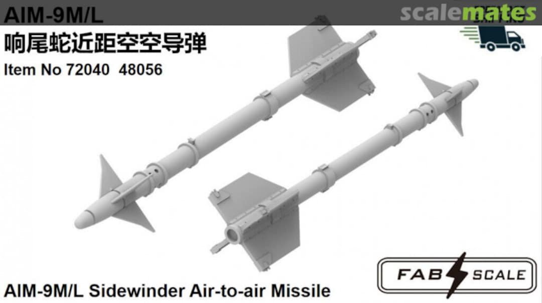 Boxart AIM-9L/M Sidewinder FA72040 Fab Scale Boxart AIM-9L/M Sidewinder FA72040 Fab Scale