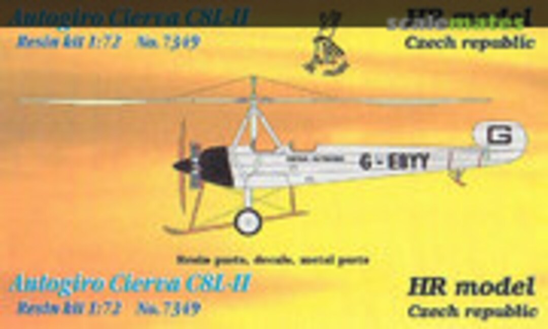 1:72 Autogiro Cierva C8L-II (HR Model 7349) 7349
