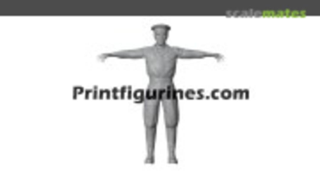 No WW2 Soviet Air Force Mechanic (Print Figurines 90131) 90131