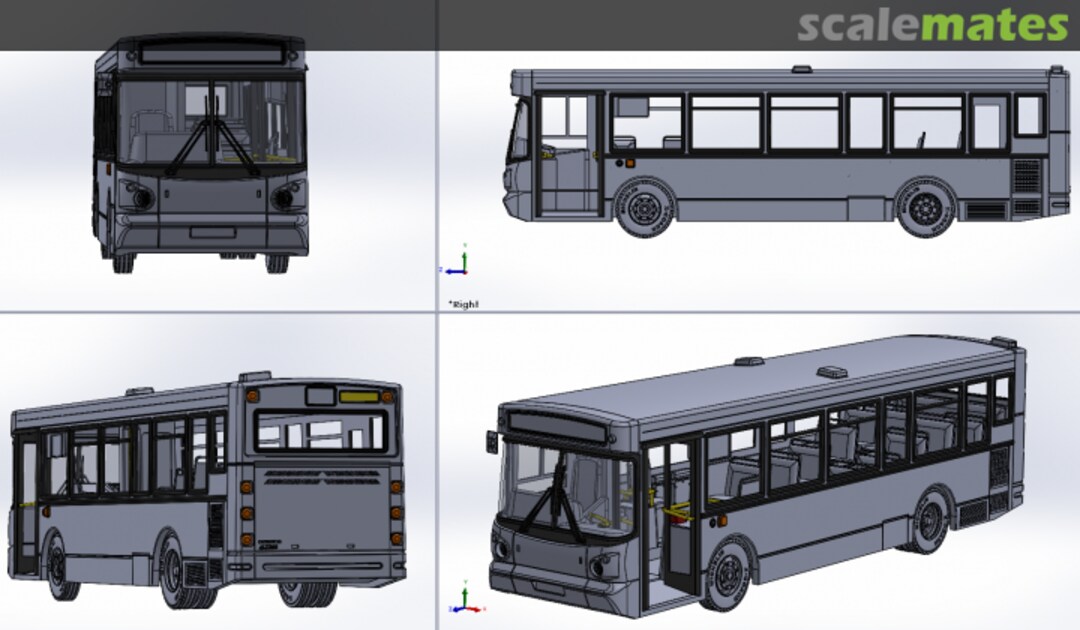 Boxart Alexander ALX200 SLF Bus HSP ALX200 Hendie's Scale Parts