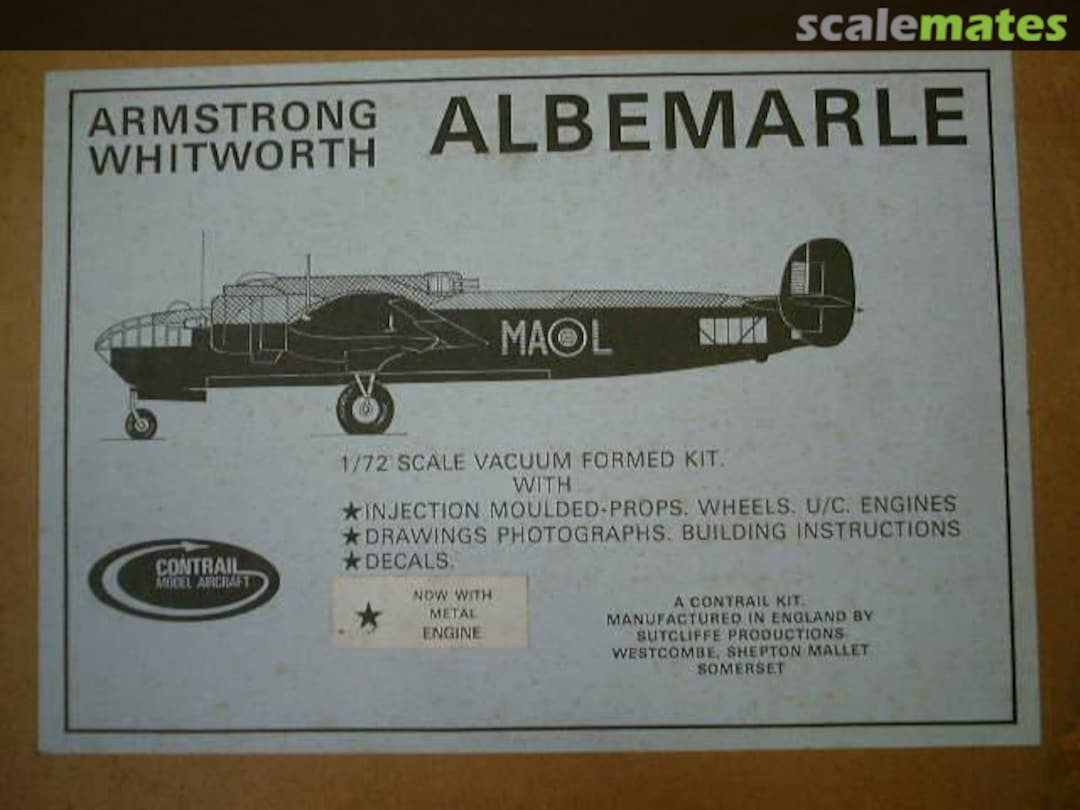 Boxart Armstrong Whitworth Albemarle Contrail Boxart Armstrong Whitworth Albemarle Contrail