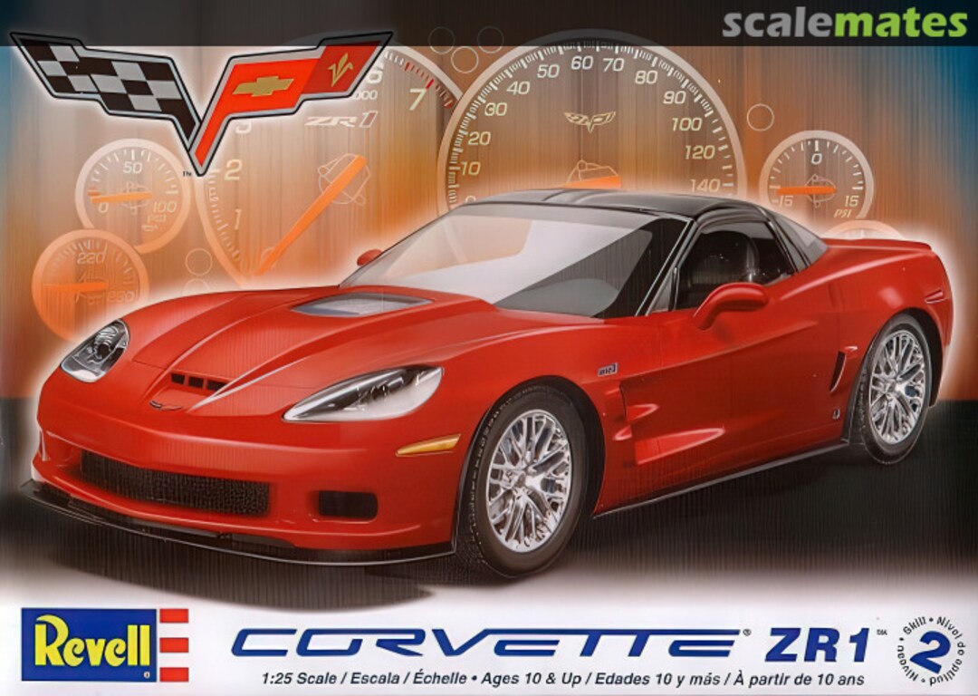 Boxart Corvette ZR1 85-4216 Revell Boxart Corvette ZR1 85-4216 Revell