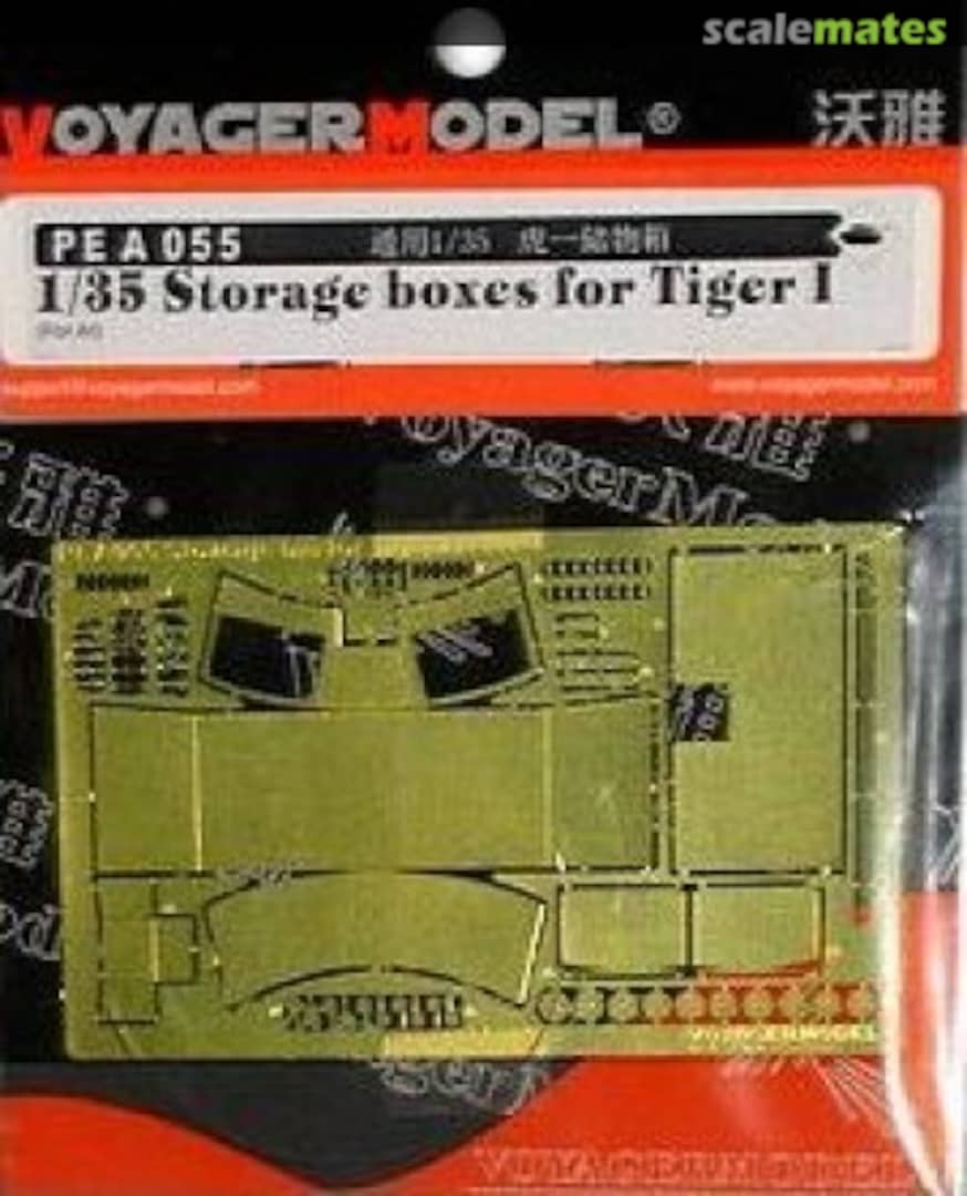 Boxart Storage boxes for Tiger I PEA055 Voyager Model