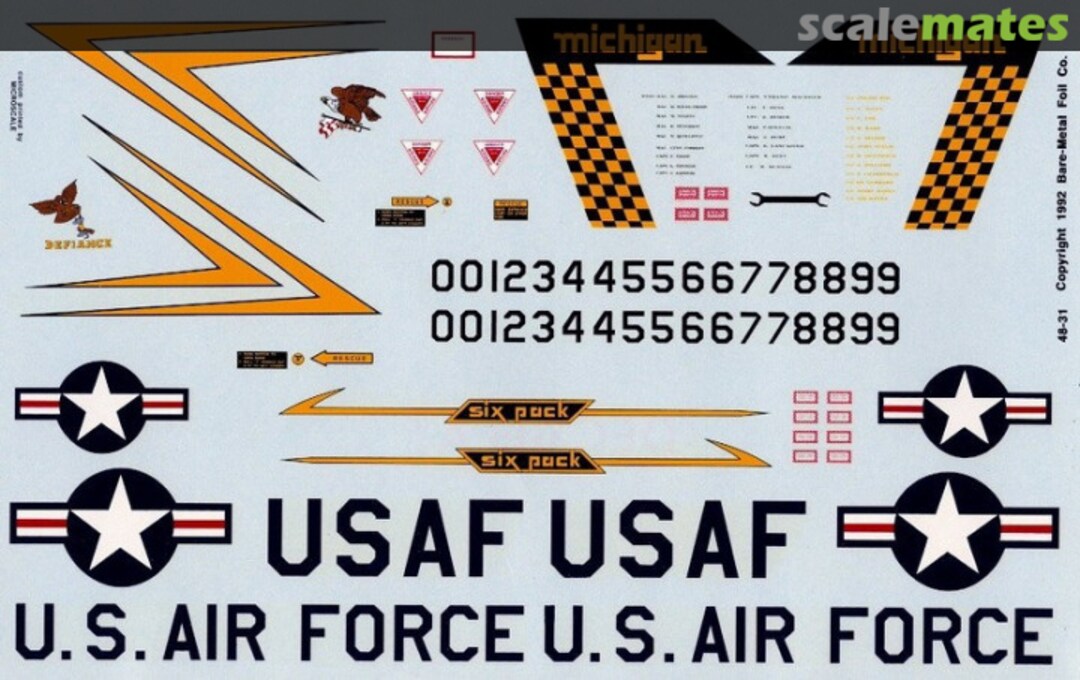 Boxart F-106A Delta Dart 48-31 Experts-Choice Decal Boxart F-106A Delta Dart 48-31 Experts-Choice Decal