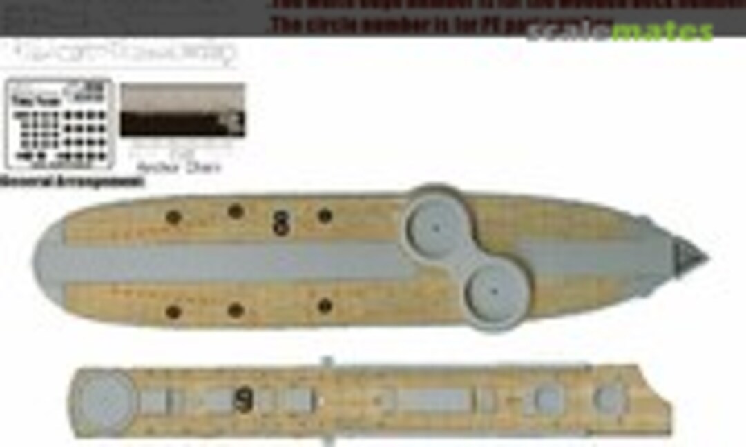 1:350 Imperial Chinese Flagship Ting Yuen Wooden Deck (Wood Hunter W35020)