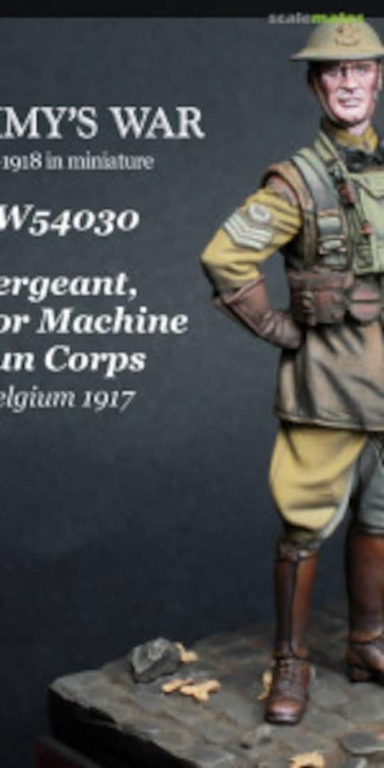 Boxart Sergeant, Motor Machine Gun Corps, Belgium 1917 TW54030 Tommy's War Boxart Sergeant, Motor Machine Gun Corps, Belgium 1917 TW54030 Tommy's War