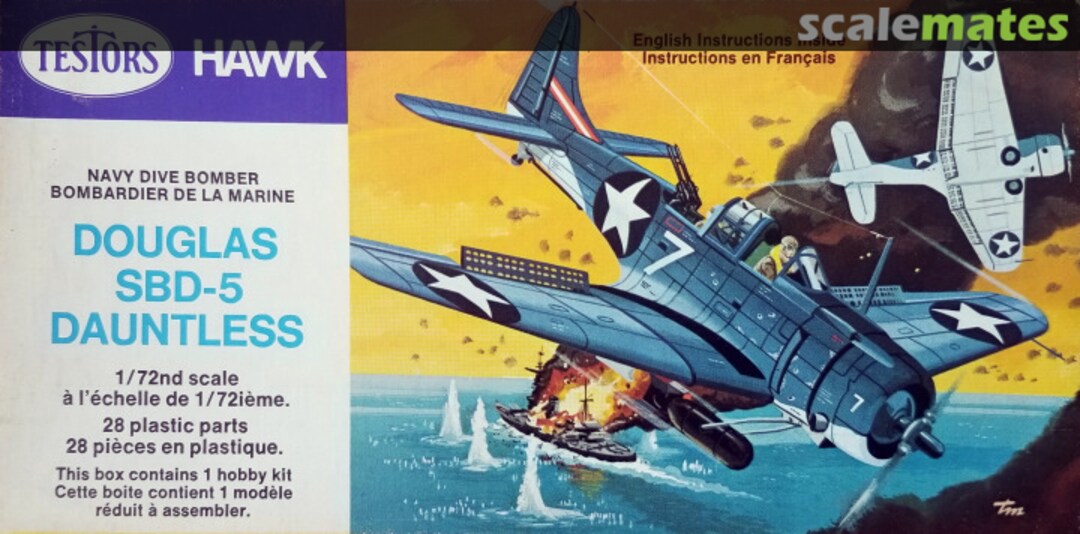Boxart Douglas SBD-5 Dauntless 611 Testors Hawk Boxart Douglas SBD-5 Dauntless 611 Testors Hawk