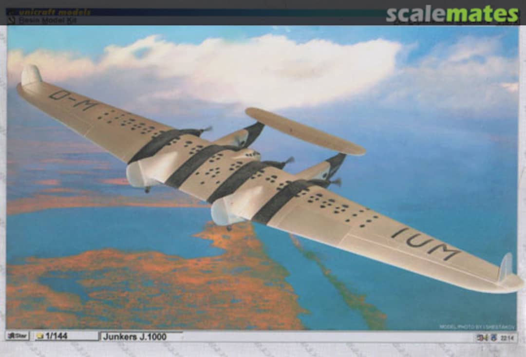 Boxart Junkers J.1000 Unicraft Models Boxart Junkers J.1000 Unicraft Models