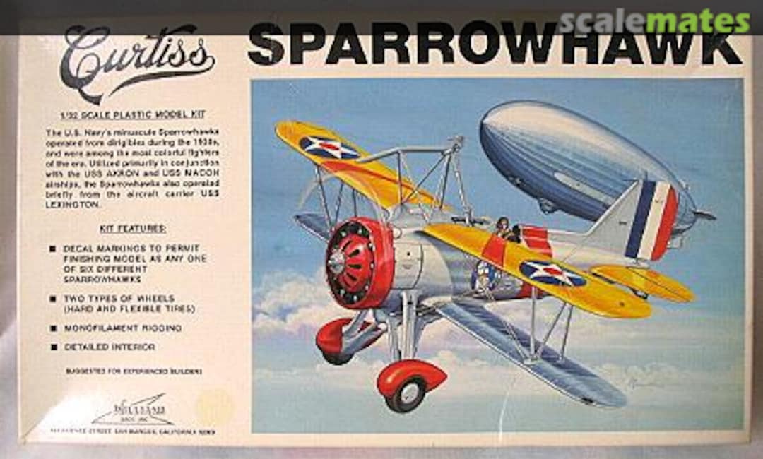 Boxart Curtiss Sparrowhawk 32-F9C Williams Brothers Boxart Curtiss Sparrowhawk 32-F9C Williams Brothers