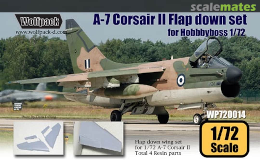 Boxart A-7 Corsair II - Flap Down Set WP72014 Wolfpack Boxart A-7 Corsair II - Flap Down Set WP72014 Wolfpack