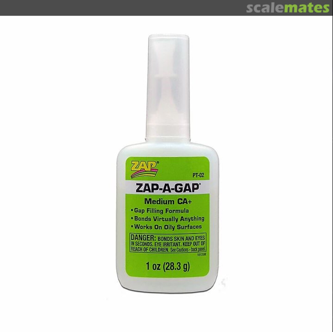 Boxart ZAP-A-GAP CA+ (Green Label) Medium Viscosity PT-02 ZAP Boxart ZAP-A-GAP CA+ (Green Label) Medium Viscosity PT-02 ZAP