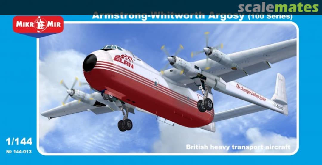 Boxart Armstrong-Whitworth Argosy (100 Series) 144-013 MikroMir Boxart Armstrong-Whitworth Argosy (100 Series) 144-013 MikroMir