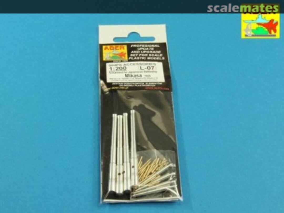 Boxart Armament for japaneese pre-dreadnought Mikasa 200L07 Aber Boxart Armament for japaneese pre-dreadnought Mikasa 200L07 Aber