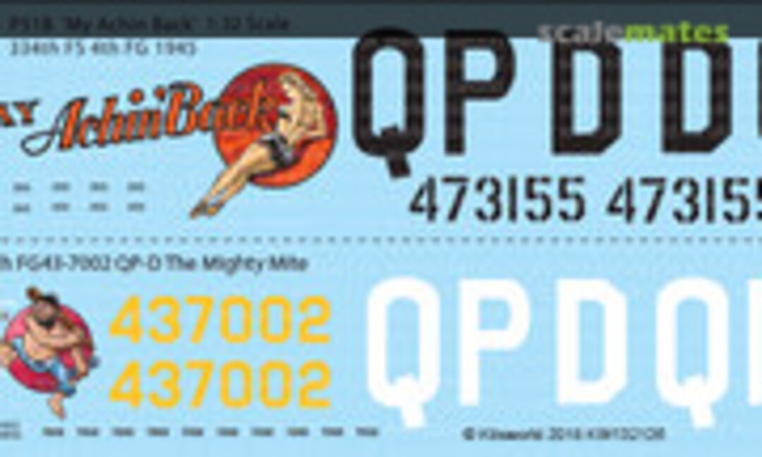 1:32 North-American P-51B Mustang (Kits-World KW132126)