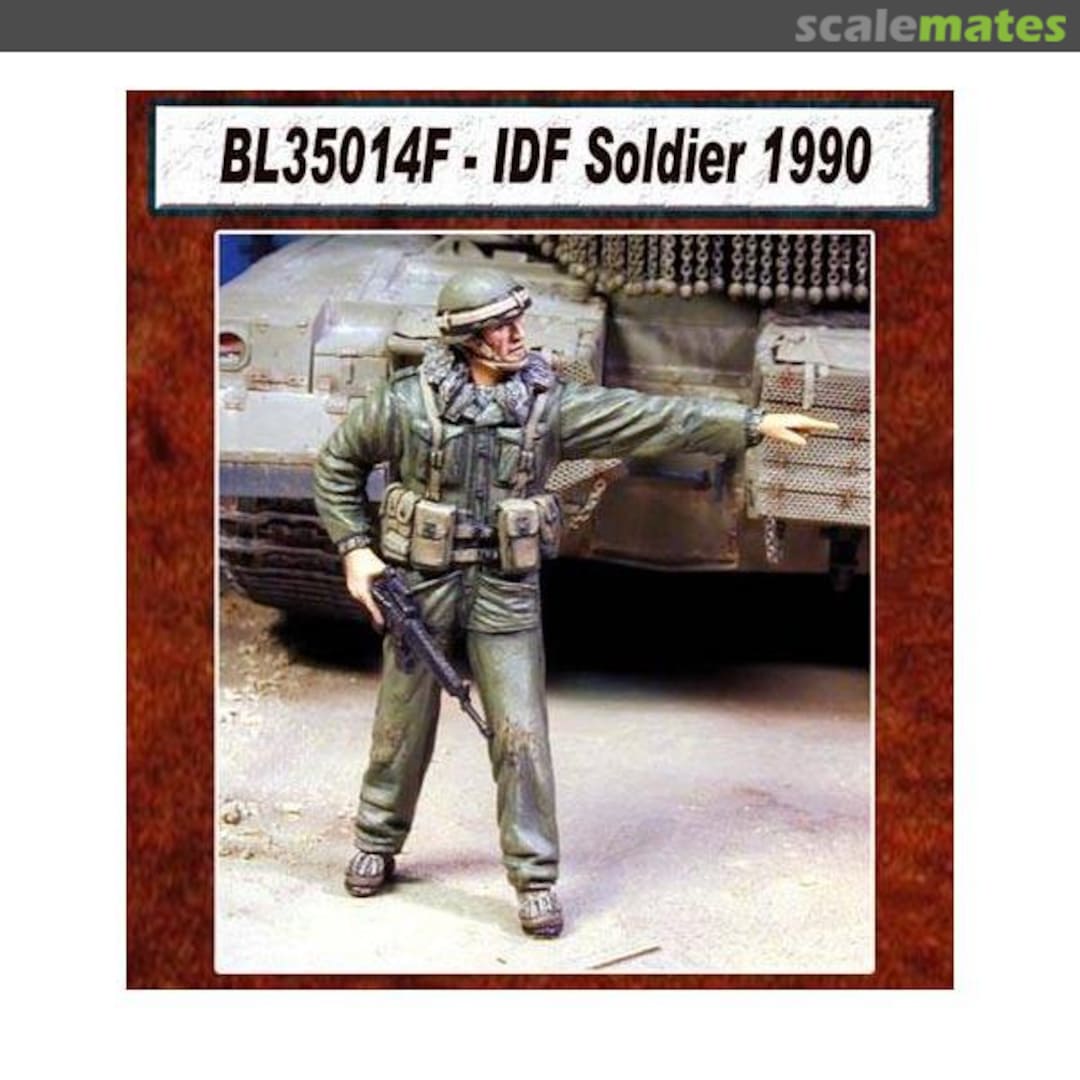 Boxart IDF Soldier 1990 BL35014F Blast Models