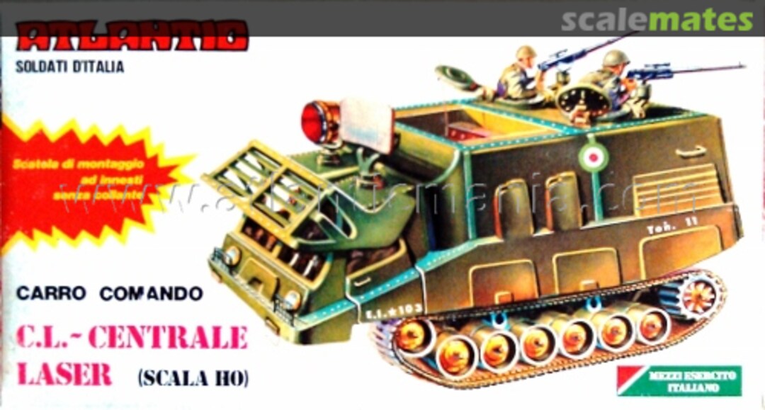 Boxart Carro comando "C.L. centrale laser" 608 Atlantic