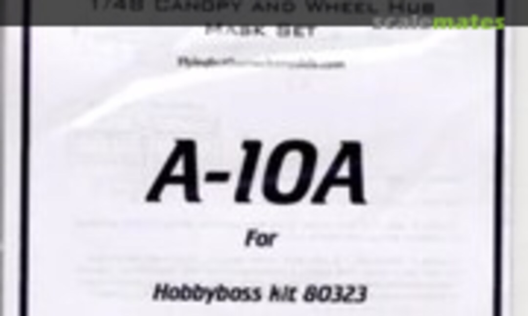 1:48 A-10A Canopy and Wheel Hub Mask Set (Flying Leathernecks FLM48-16) FLM48-16