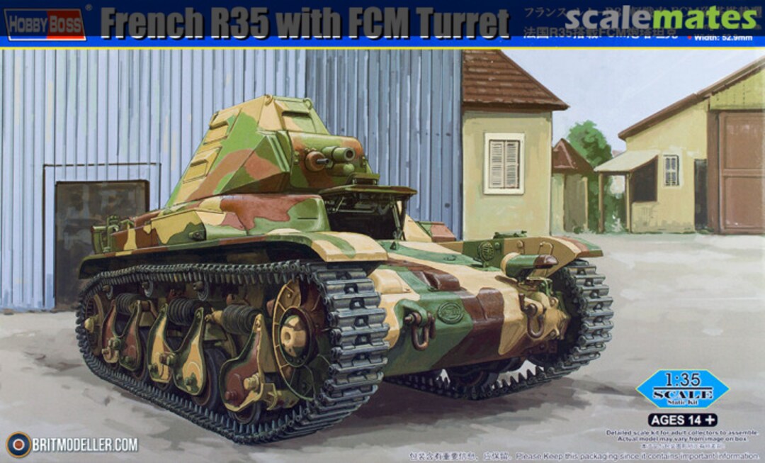 Boxart R35 with FCM Turret 83894 HobbyBoss Boxart R35 with FCM Turret 83894 HobbyBoss