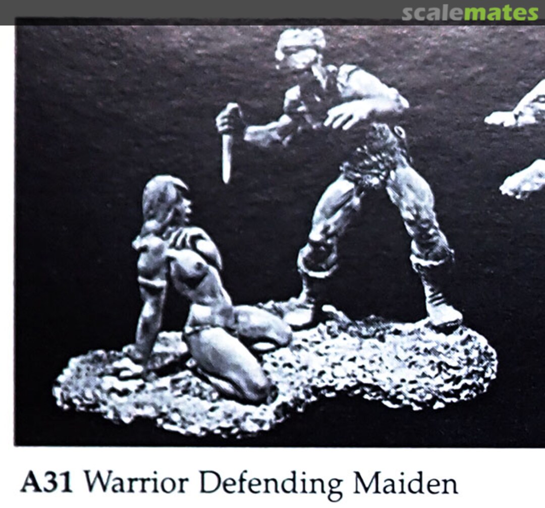 Boxart The Lost World of Atlantis: A31 Warrior Defending Maiden A31 Phoenix Scale Miniatures Boxart The Lost World of Atlantis: A31 Warrior Defending Maiden A31 Phoenix Scale Miniatures