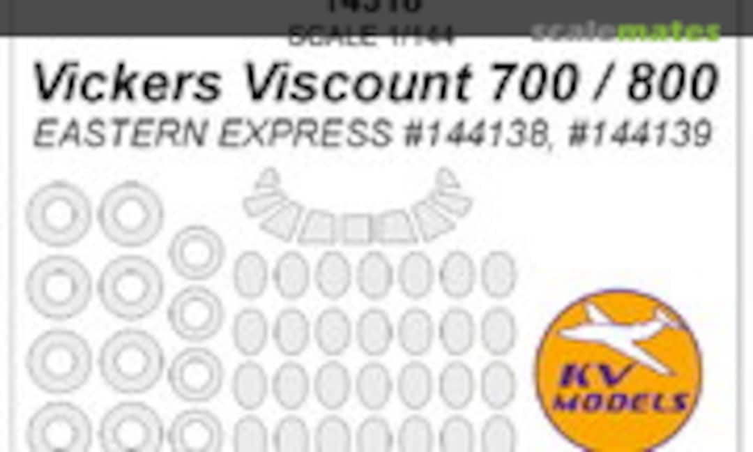 1:144 Vickers Viscount 700 / 800 (KV Models 14318) 14318