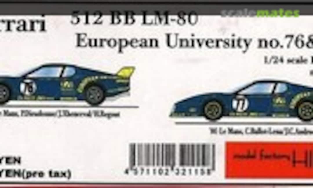 Ferrari 512 BB LM (Model Factory Hiro K-115)