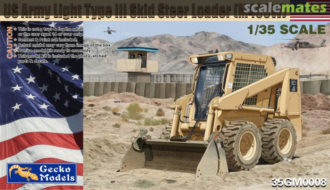 Boxart Light Type III Skid Steer Loader (M400W) 35GM0008 Gecko Models Boxart Light Type III Skid Steer Loader (M400W) 35GM0008 Gecko Models