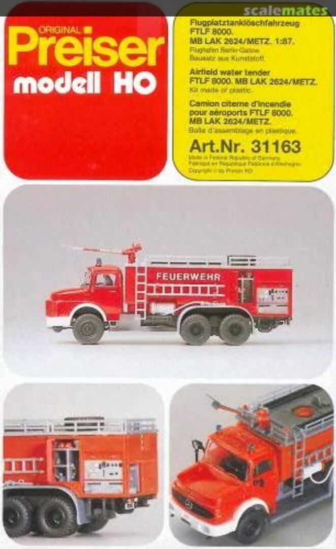 Boxart FTLF 8000 MB LAK 2624/METZ 31163 Preiser Boxart FTLF 8000 MB LAK 2624/METZ 31163 Preiser